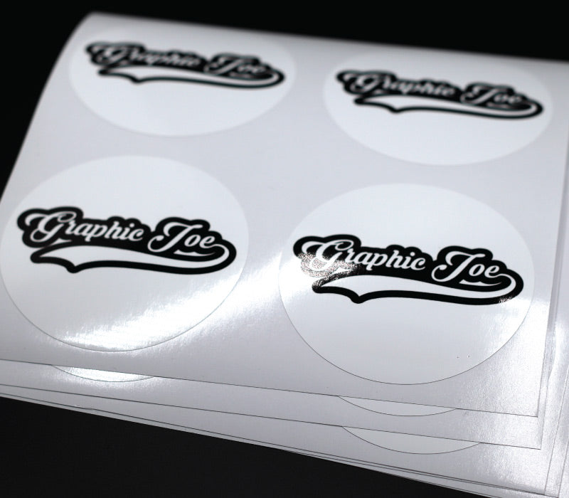 1" Custom Sheet Stickers - circle