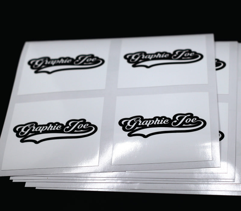 1" Custom Sheet Stickers - square